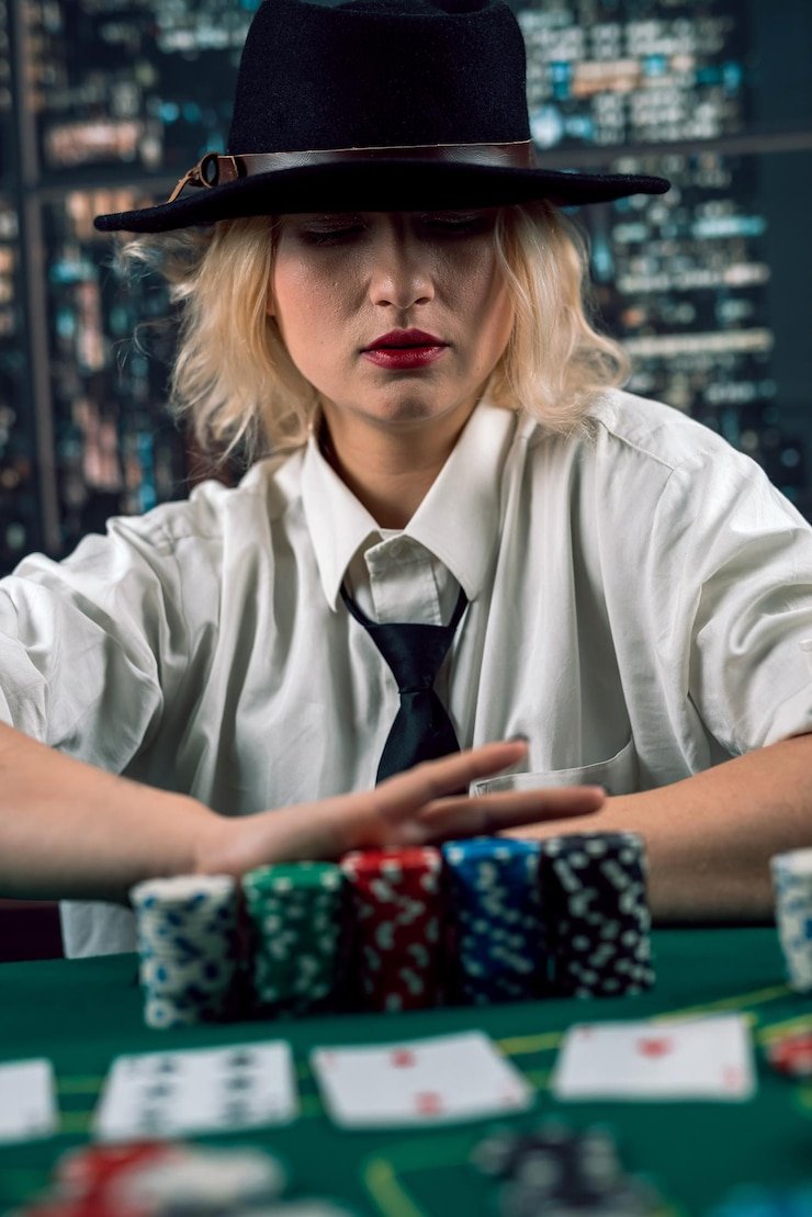 Tampilan meja Live Casino warungjekpot dengan dealer nyata melalui siaran video langsung di smartphone